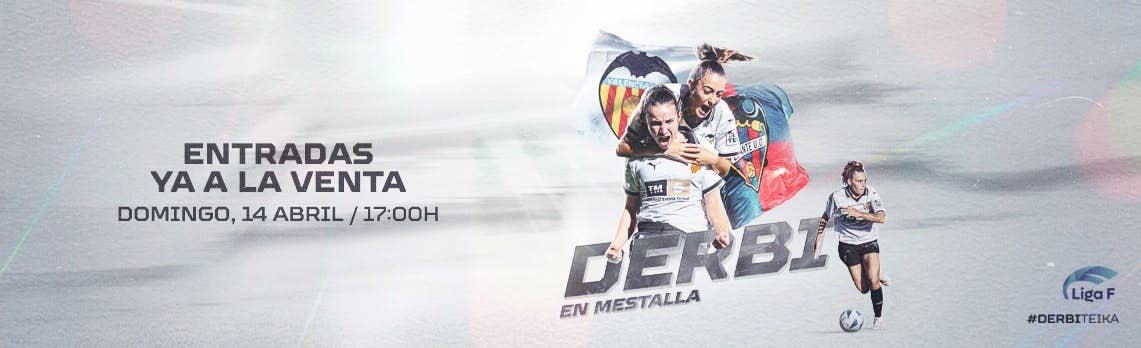 Logo VALENCIA CF FEMENINO vs. LEVANTE UD