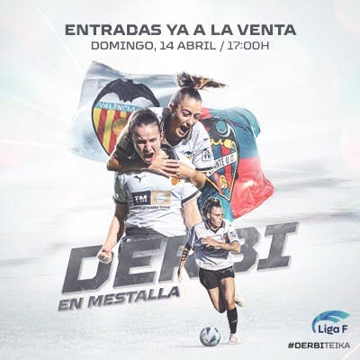 Logo VALENCIA CF FEMENINO vs. LEVANTE UD
